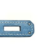 Taurillon Clemence Birkin 35 Blue Jean - Image 7