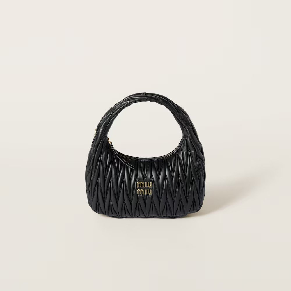 01f98e3f91e241e96b6d4601a37ffa2b.jpg Wander Matelassé Medium Hobo Underarm Bag - Image 1