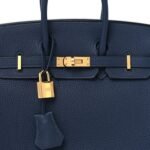 Togo Birkin 25 Bleu Abysse - Image 7