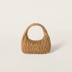 Wander Matelassé Medium Hobo Underarm Bag Caramel color