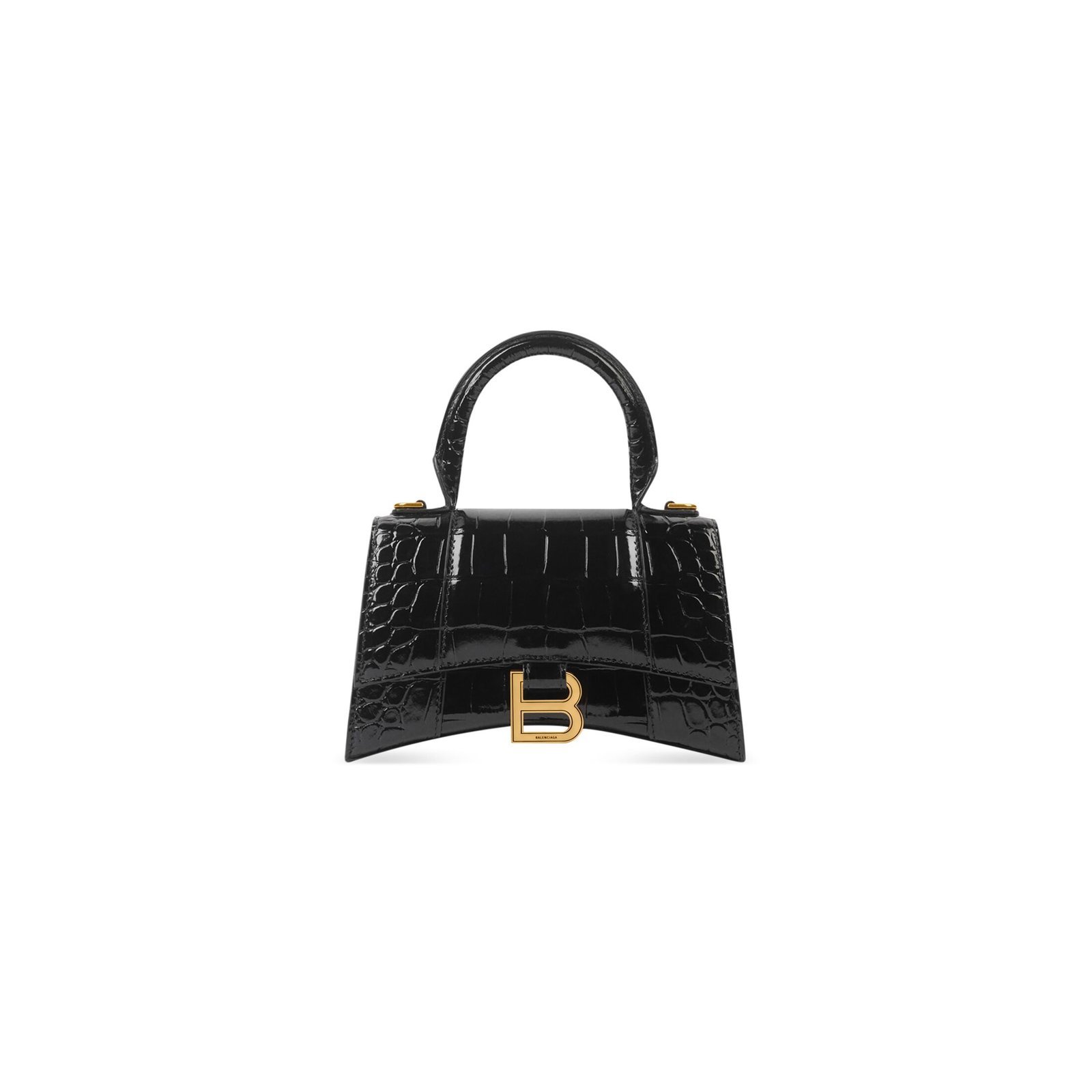 2d3632c7bad99aedd56dfe3390e3e9e6.jpg HOURGLASS plus small crocodile embossed handbag - Image 1