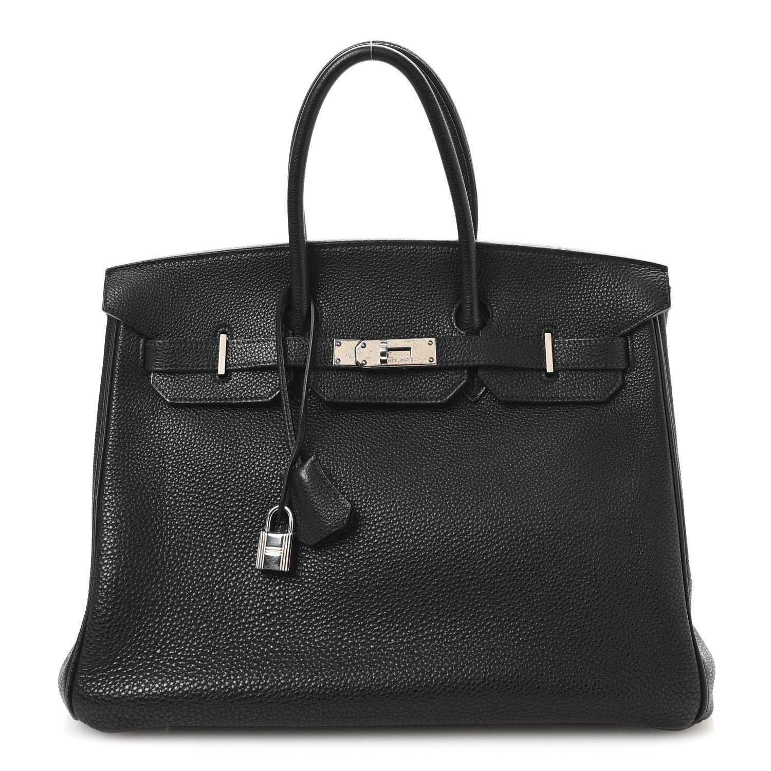 2df0ed3ca5363b8808899d792f13d3e0.jpg Togo Birkin 35 Black - Image 1