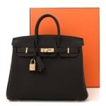 Togo Birkin 25 Bai Brun - Image 10