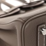 Togo Birkin 25 Etoupe - Image 8