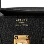 Togo Birkin 25 Black - Image 6