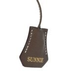 Chevre Chandra Bi-Color Horseshoe Kelly Sellier 25 Rouge De Coeur Etoupe - Image 14