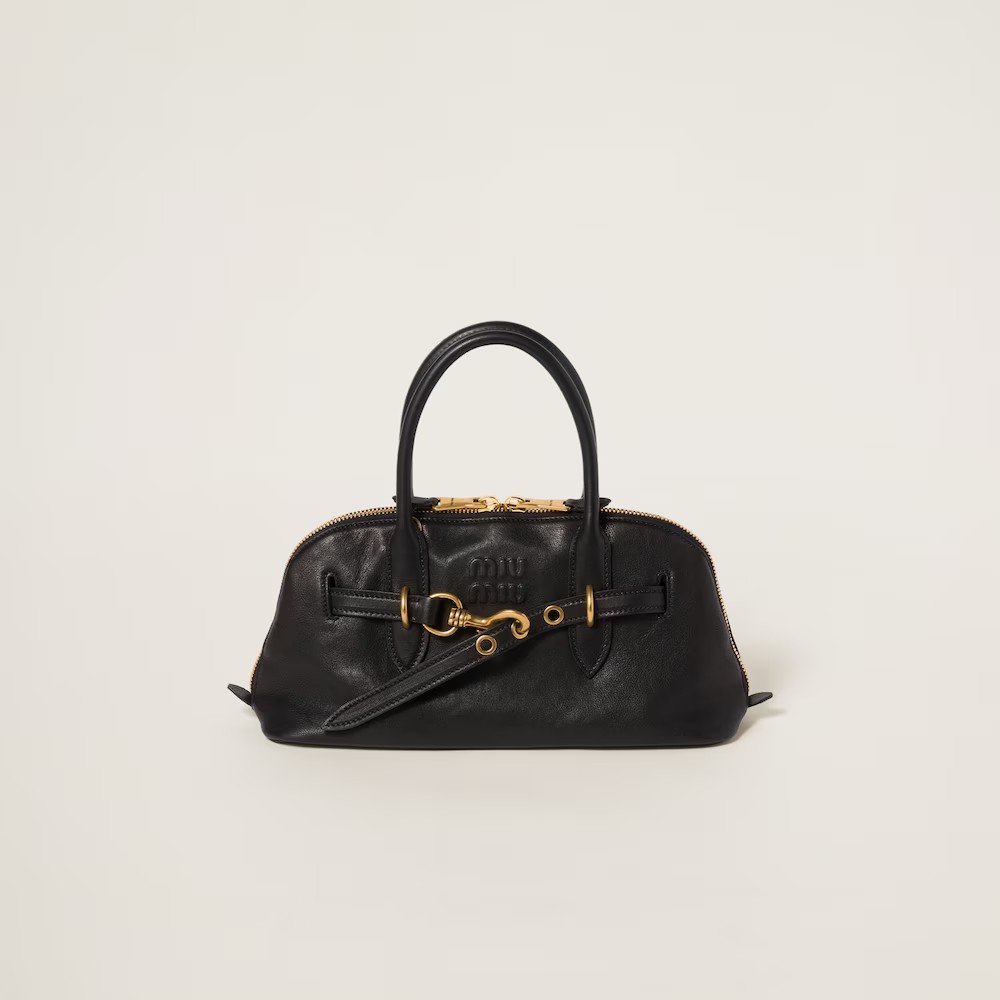 4da8b6f0fa034c42a5c21661dc61d6e2.jpg Aventure Nappa Large Leather Handbag Black - Image 1