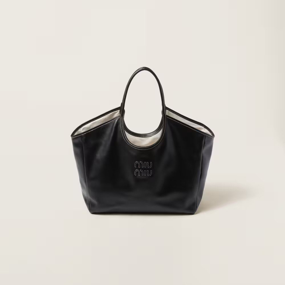 4ef33f0eae778403afc00e2073517177.jpg IVY Leather Handbag Black - Image 1