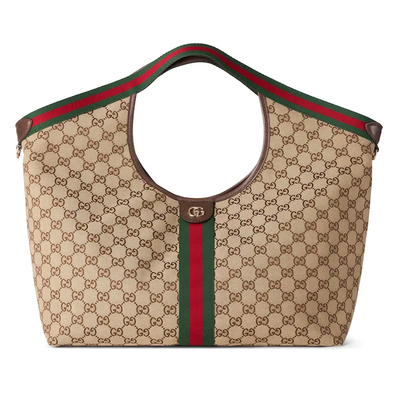 591f19ba84e0adf9ec2da1eb4d2873be.webp Gucci Giglio series large tote bag - Image 1