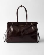 Prada Bonnie Oversized Leather Handbag