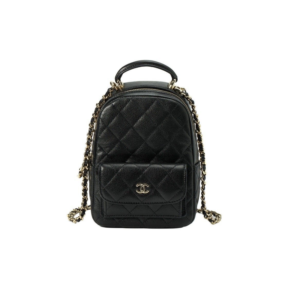 7221ac781247f076dbc34368455e4504.jpg CHANEL MINI BACKPACK BLACK - Image 1