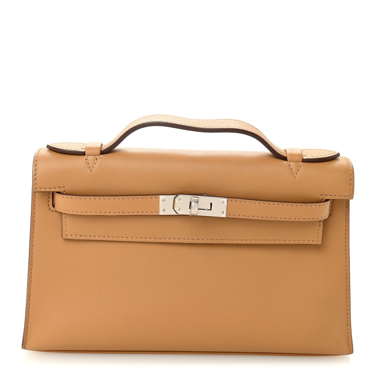 768fb3ce6b6a7a261a7e4af01aaf944f.jpg Swift Kelly Pochette Clutch Biscuit - Image 1