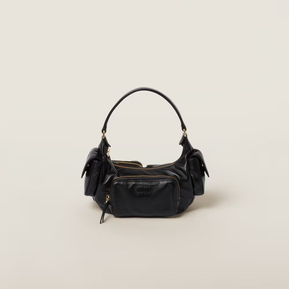 915eeddf28a6e8c7c01a97d2e1c06265.jpg Soft Lamb Nappa Pouch Black - Image 1