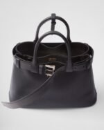 Prada Buckle Small Leather Band Handbag - Image 4
