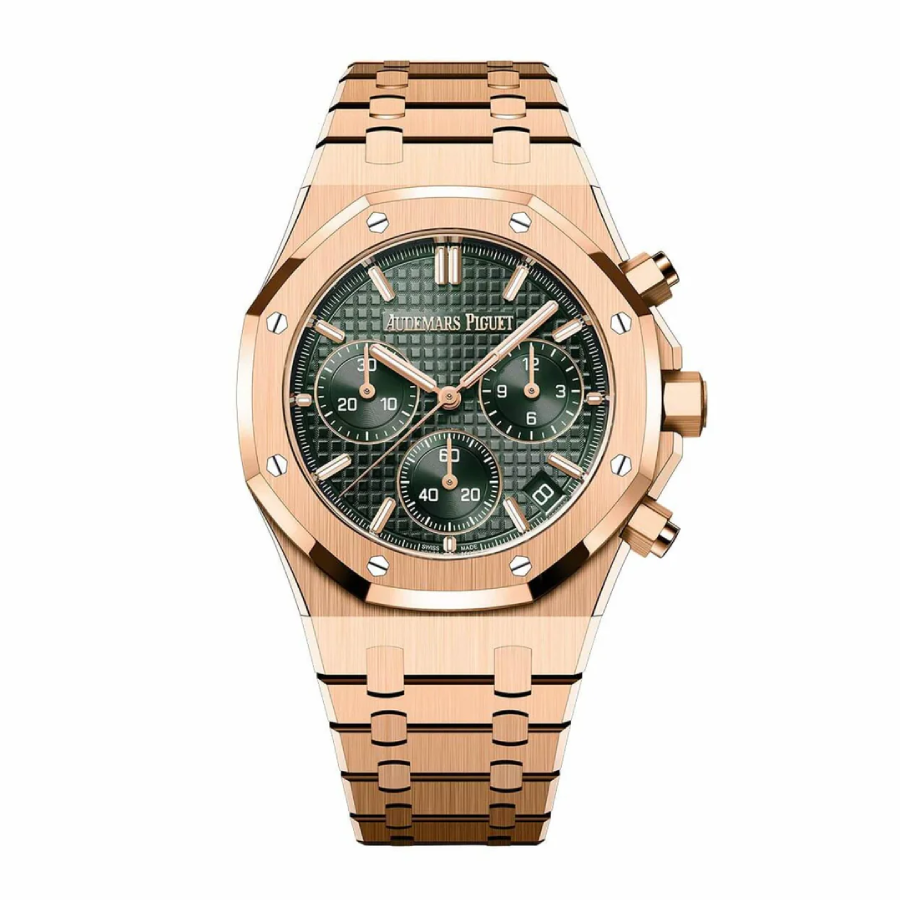 Audemars-Piguet-Royal-Oak-26240OR.OO_.1320OR.04-Rose-Gold-Green-Dial.webp Audemars Piguet Royal Oak 26240OR.OO.1320OR.04 Rose Gold Green Dial - Image 1