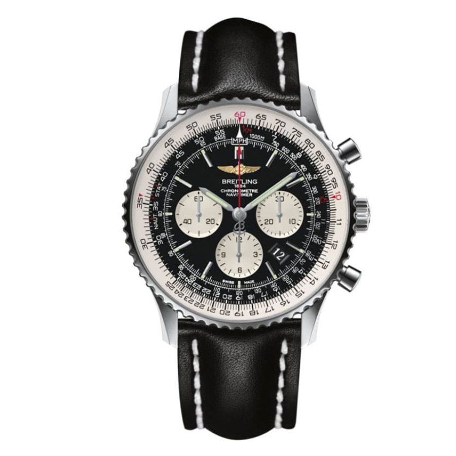 Breitling-Navitimer-B01-Leather-Replica.webp Breitling Navitimer B01 Leather Replica - Image 1
