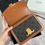 TEEN TRIOMPHE BAG IN TRIOMPHE CANVAS AND CALFSKIN - Image 8