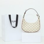AVA BAG IN TRIOMPHE CANVAS AND CALFSKIN