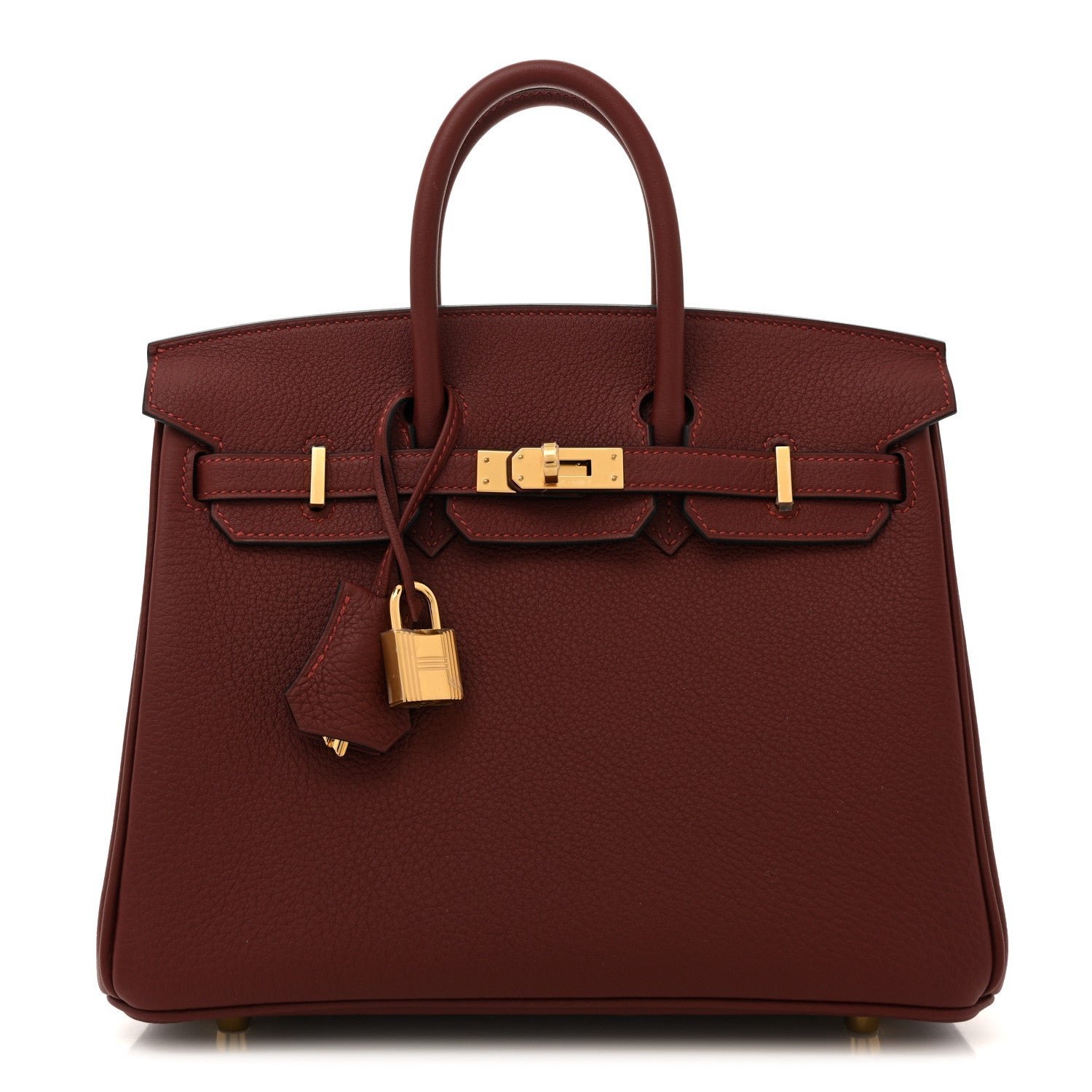 a8c089c3708a929906d01f3d3115706e.jpg Togo Birkin 25 Rouge H - Image 1
