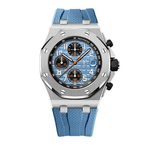 apoffshore-blue-dial.jpg Audemars Piguet 26238ST Blue Dial Replica - Image 1