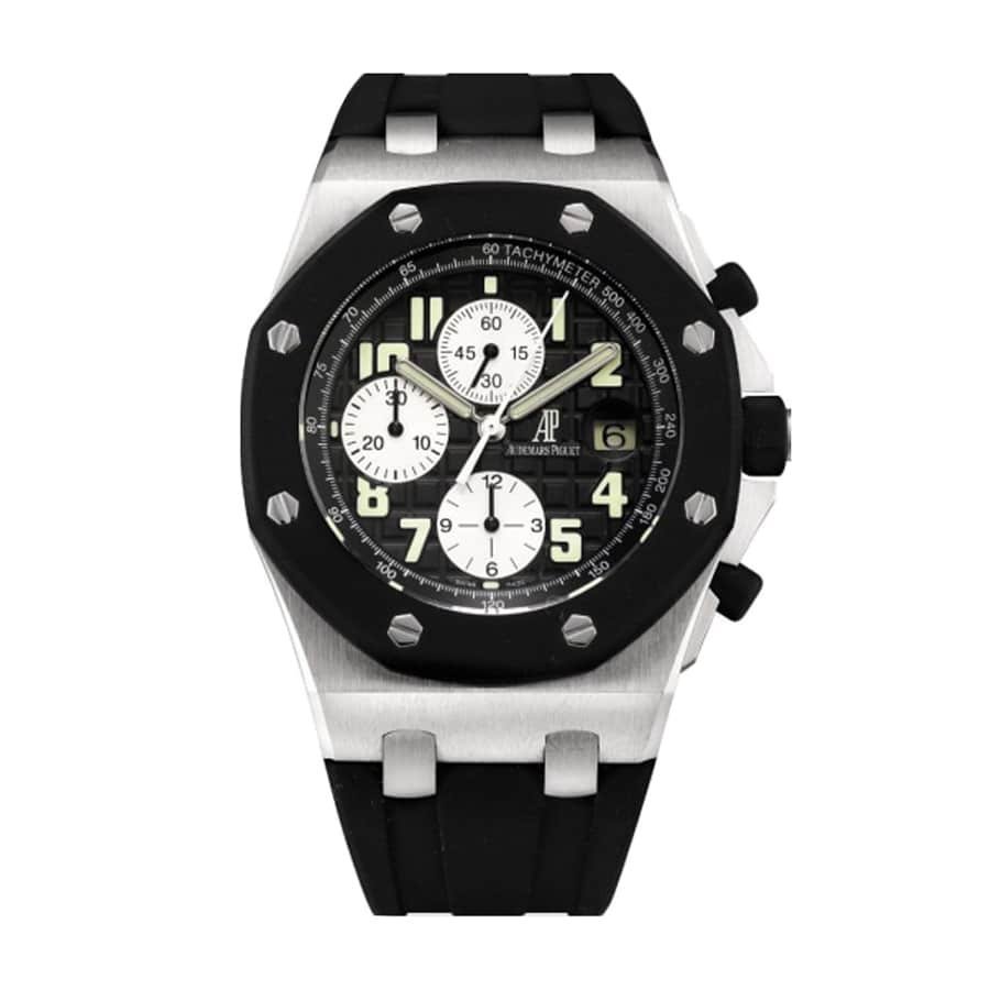audemars-piguet-royal-oak-offshore-black-rubber-glad-ss-1.jpg Chronograph AP Replica - Image 1
