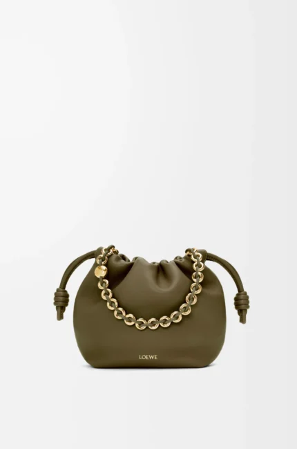 Mini Flamenco purse in mellow nappa lambskin