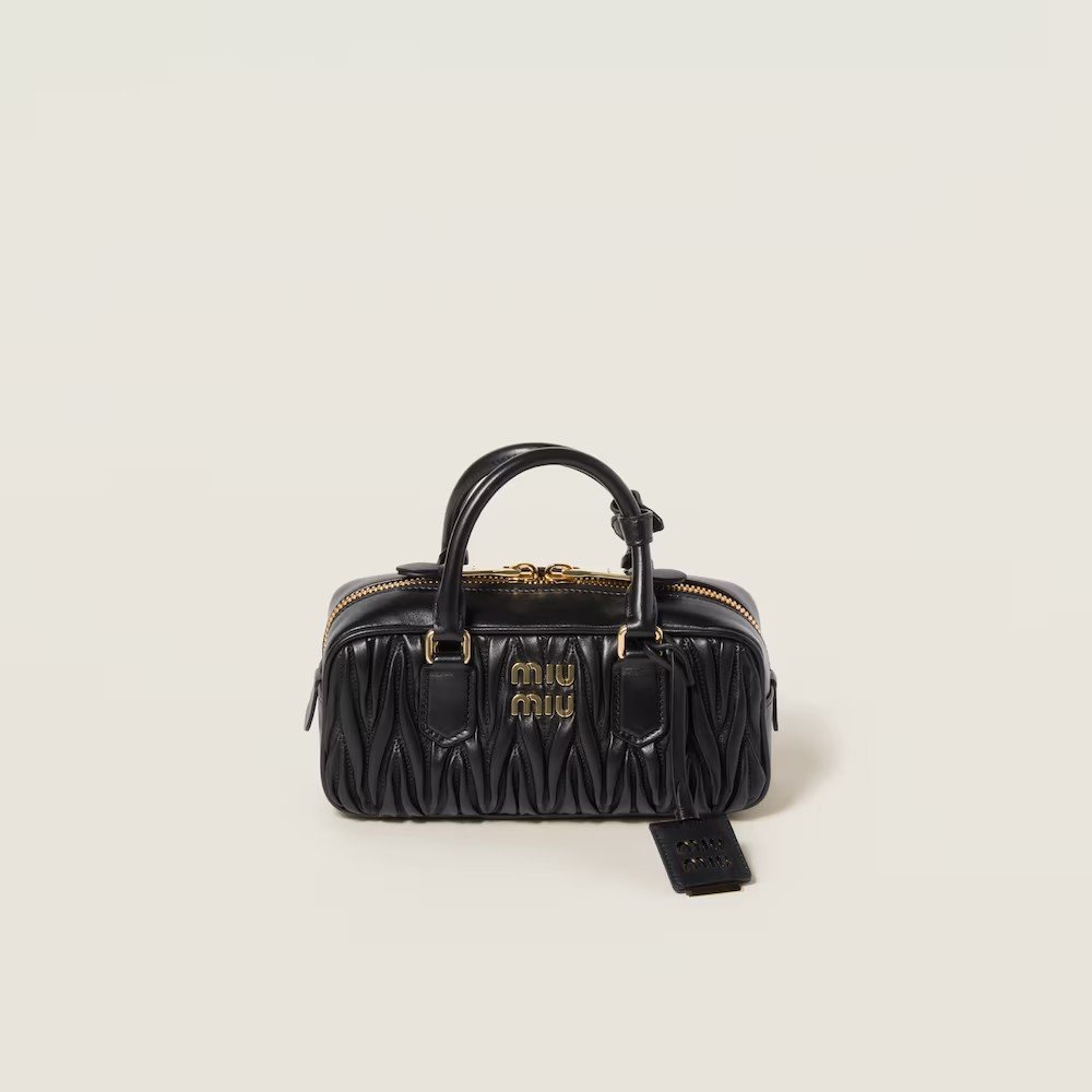 c0d6c8a8a18b37eef5fe7378fc9b5181.jpg Arcadie Matelassé Small Soft Lamb Leather Handbag - Image 1