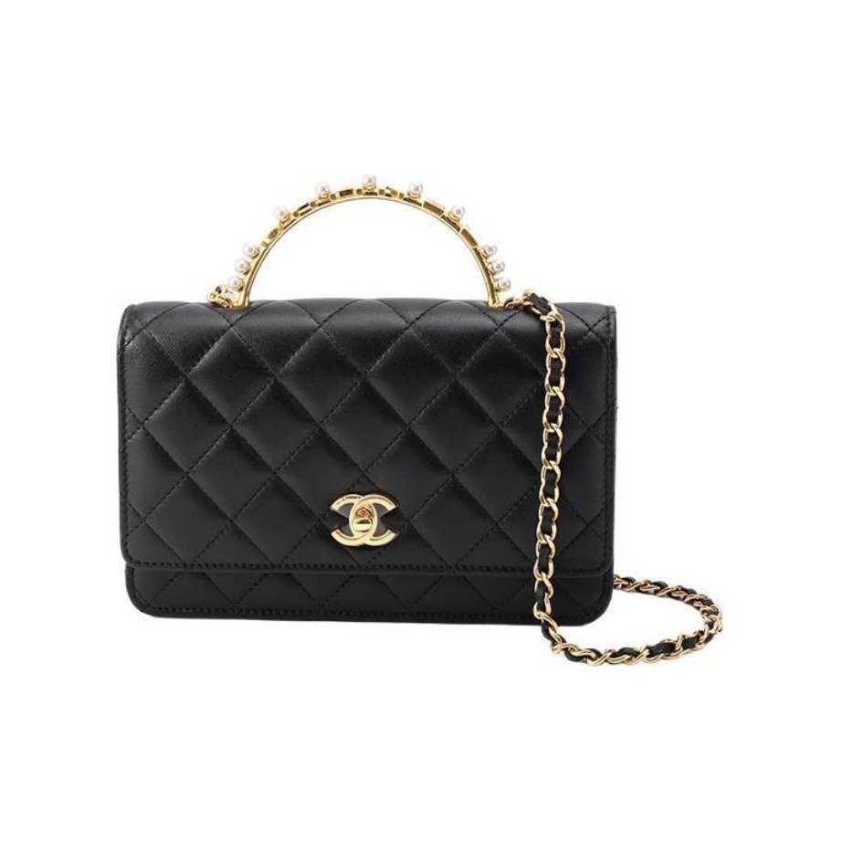 cf1a37822ec9828783cc24f40257dedf.jpg CHANEL WALLET ON CHAIN WITH TOP HANDLE - Image 1