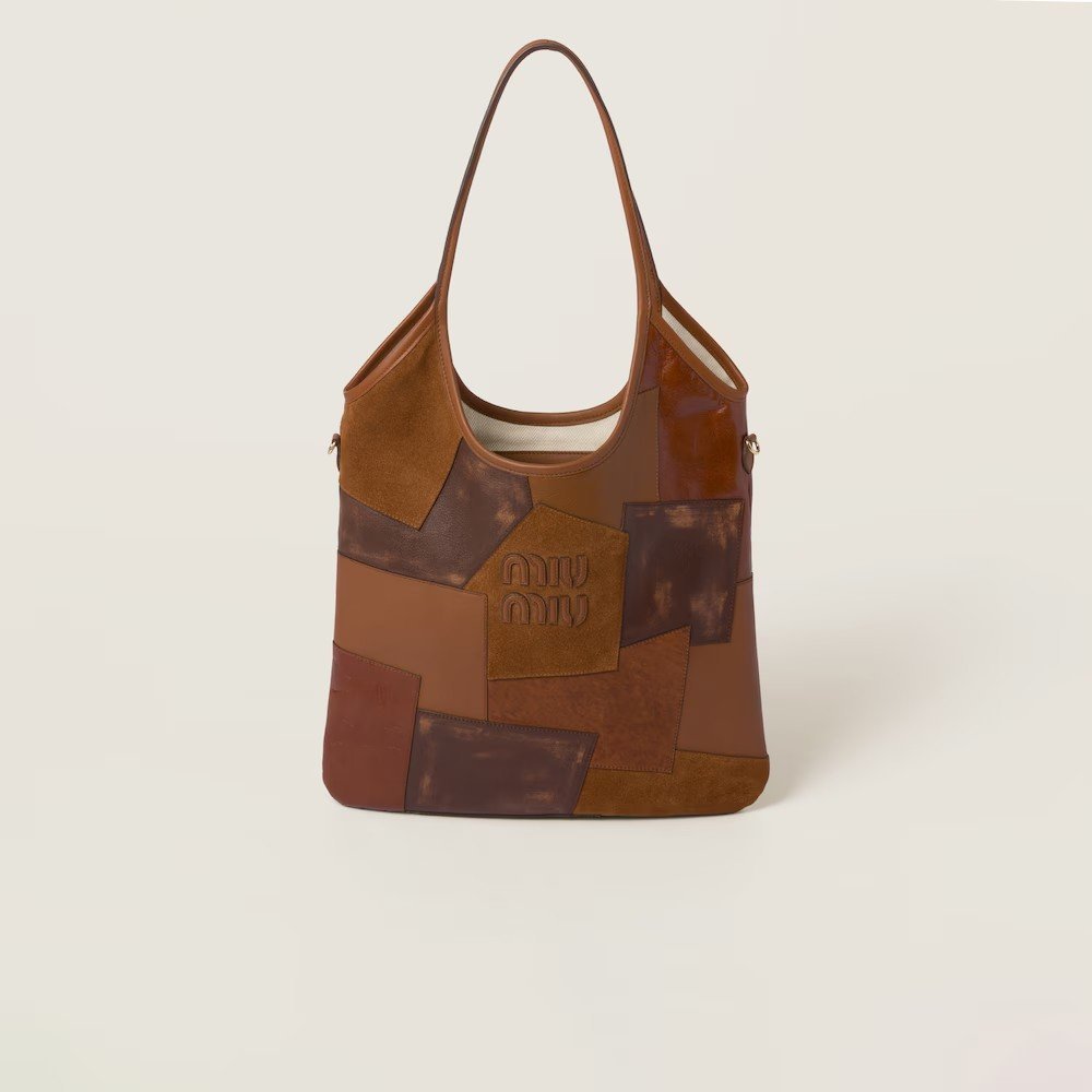 d149551ed3e3352ee692dd6d9c84ab00.jpg IVY Leather Patchwork Handbag - Image 1