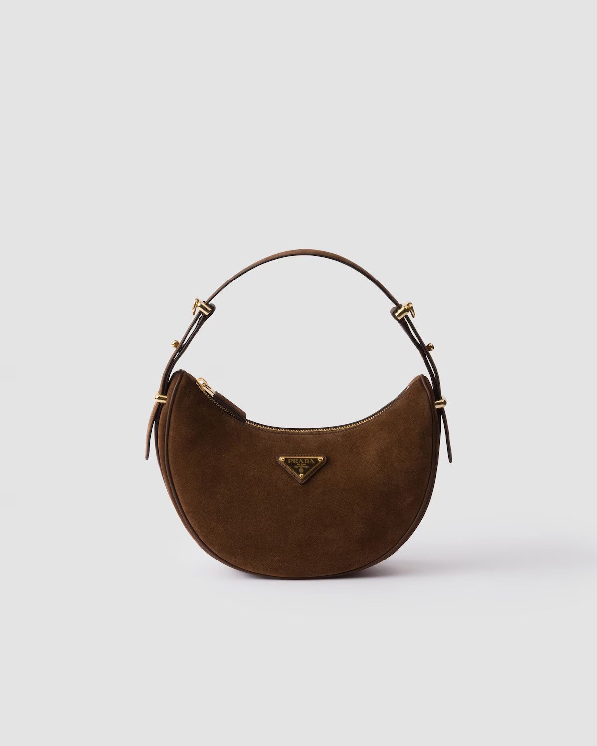 d1d6c7d1dd5d52b8a97028dc39ef7ea2.jpg Prada Arqué suede leather shoulder bag - Image 1