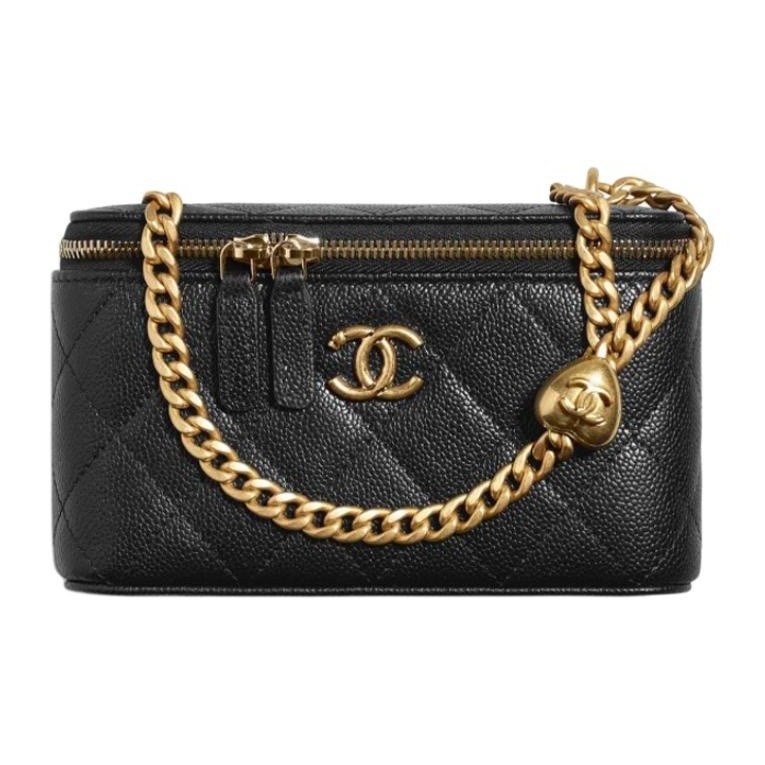 d4061f1b3d7ebc792a49d845f0d33f4c.jpg CHANEL 23P LONG BOX WITH CHAIN BLACK - Image 1