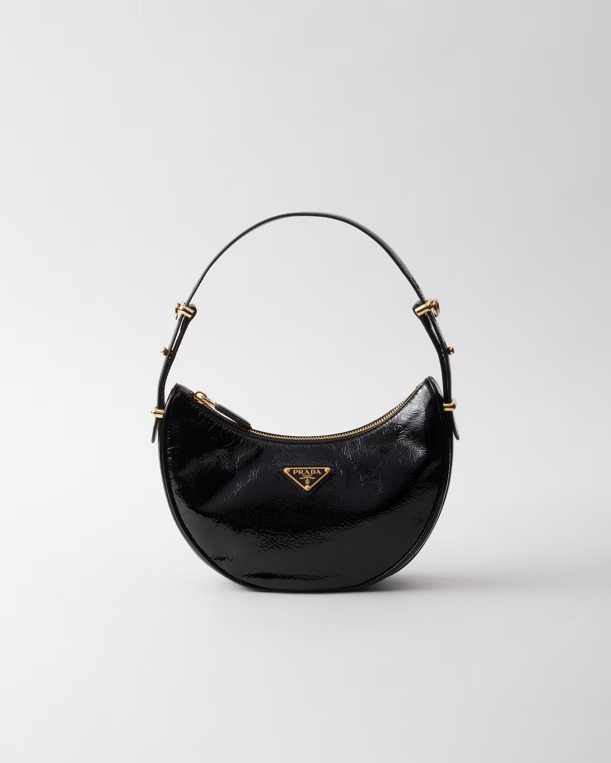 d49f76020761d3a635f0e461a399239c.jpg Prada Arqué Naplak Painted Leather Shoulder Bag - Image 1