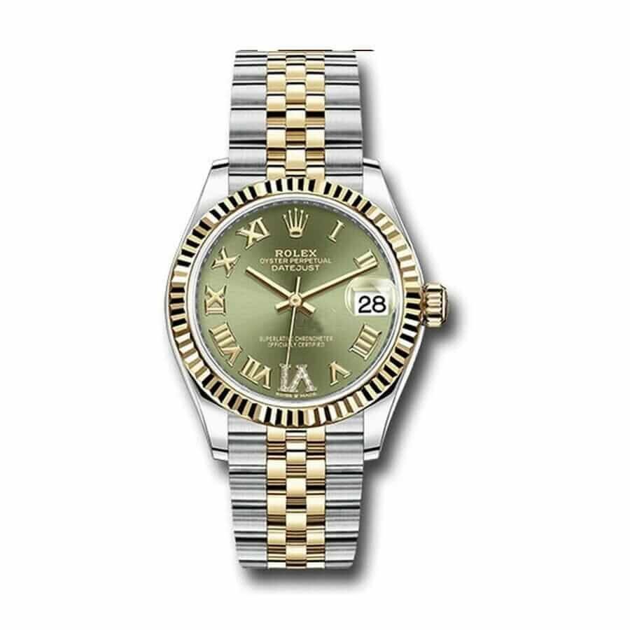 datejust-green-roman-number.jpg Datejust Green Jubilee Replica - Image 1