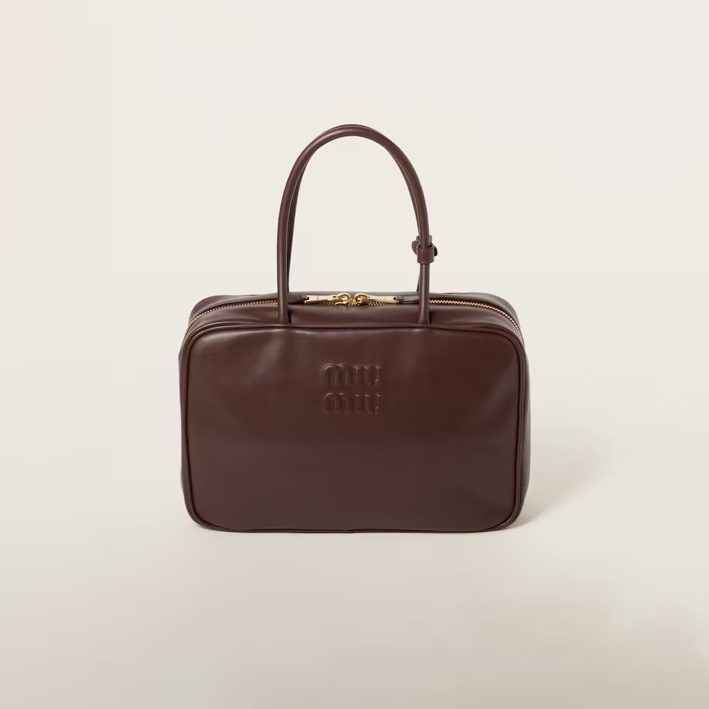 f08f00c9af1931100b45558fd789b468.jpg Leather Beau Handbag Shrubby Oak Color - Image 1