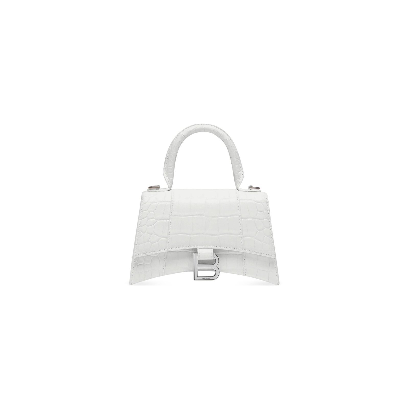 f3bb3b34b6ea2cf2c3e2c3e7ca0b2257.jpg HOURGLASS plus small crocodile embossed handbag - Image 1