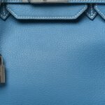 Taurillon Clemence Birkin 35 Blue Jean - Image 8