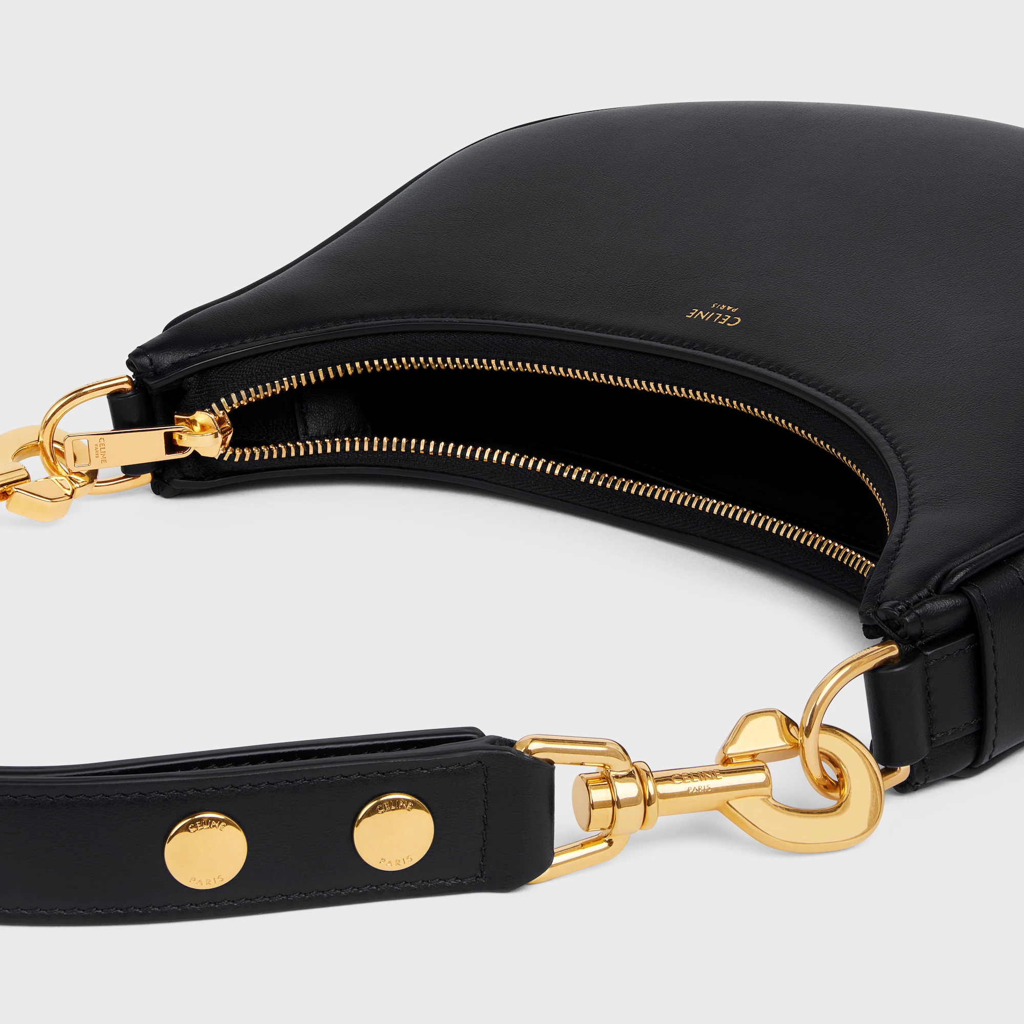 f80c0165674eeb4168b7b4d2df0d6c49.webp MEDIUM AVA STRAP BAG IN SMOOTH CALFSKIN - Image 1