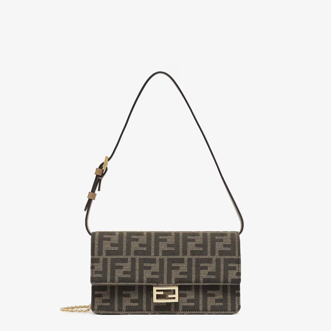 f93905d7c63eae93f2d874cde400be93.jpg Chain with wallet BAGUETTE handbag - Image 1