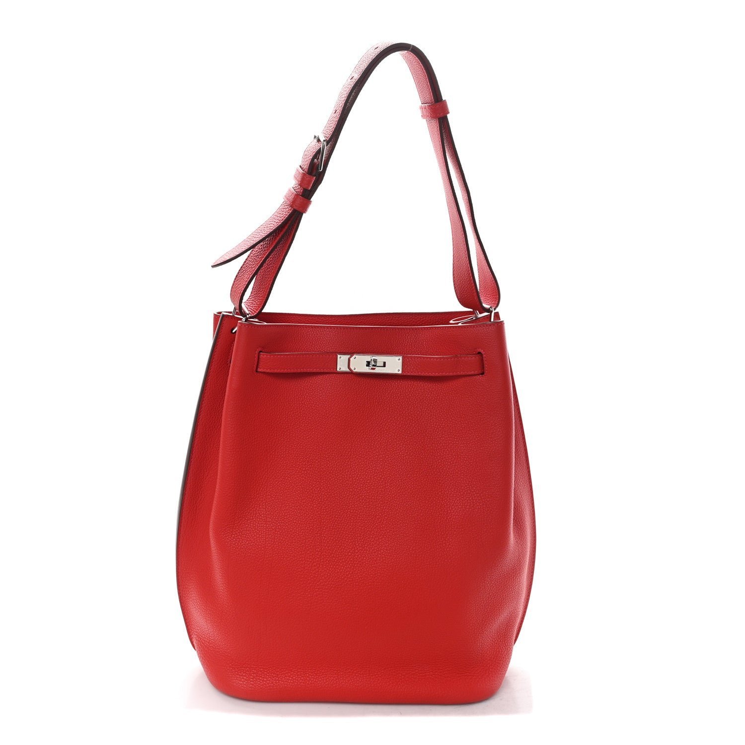fd625bbd9705f07b6502c356756747ac.jpg Togo So Kelly 26 Rouge Casaque - Image 1