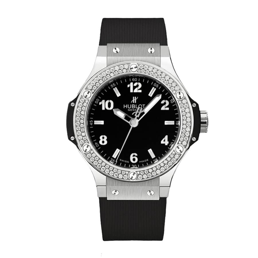 hublot-big-bang-steel-diamonds-black-steel-rubber-38mm-361-sx-1270-rx-1104-replica-1.jpg Hublot Diamond Bezel Replica - Image 1