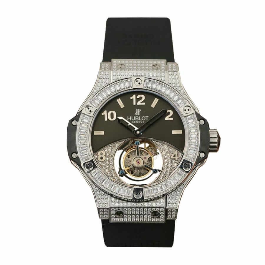 hublot-classic-fusion-tourbillon-with-diamond-black-dial-replica.jpg Hublot With Diamonds Black Replica - Image 1