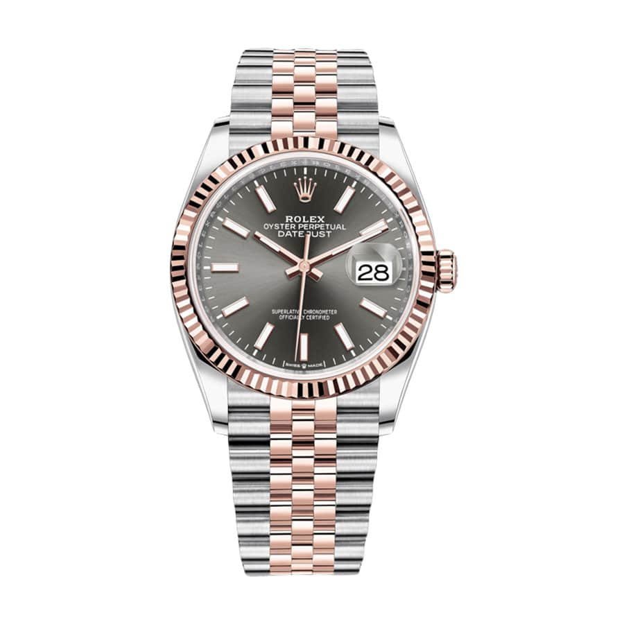 rolex-datejust-126231-36mm-steel-gold-automatic-grey-dial.jpg Datejust 126231 Replica - Image 1
