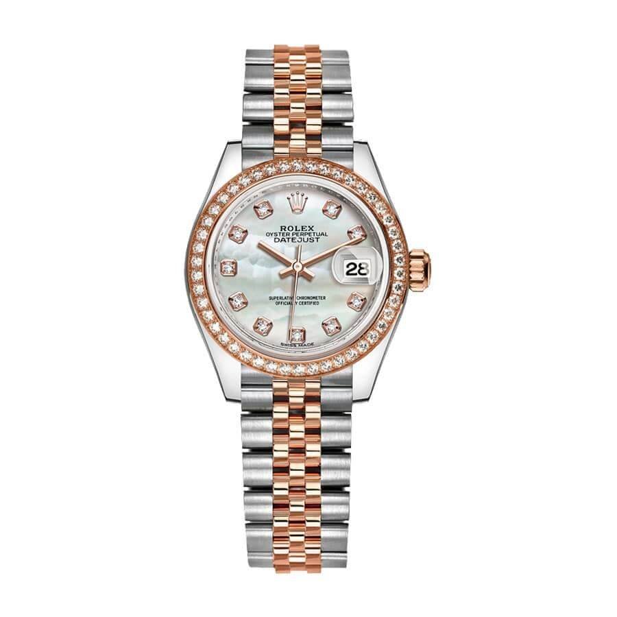rolex-datejust-28mm-279381rbr-everose-gold-diamond-automatic-sundust-with-diamond-dial.jpg Rolex Datejust 279381RBR Everose Gold Sundust With Diamond Dial Replica - Image 1