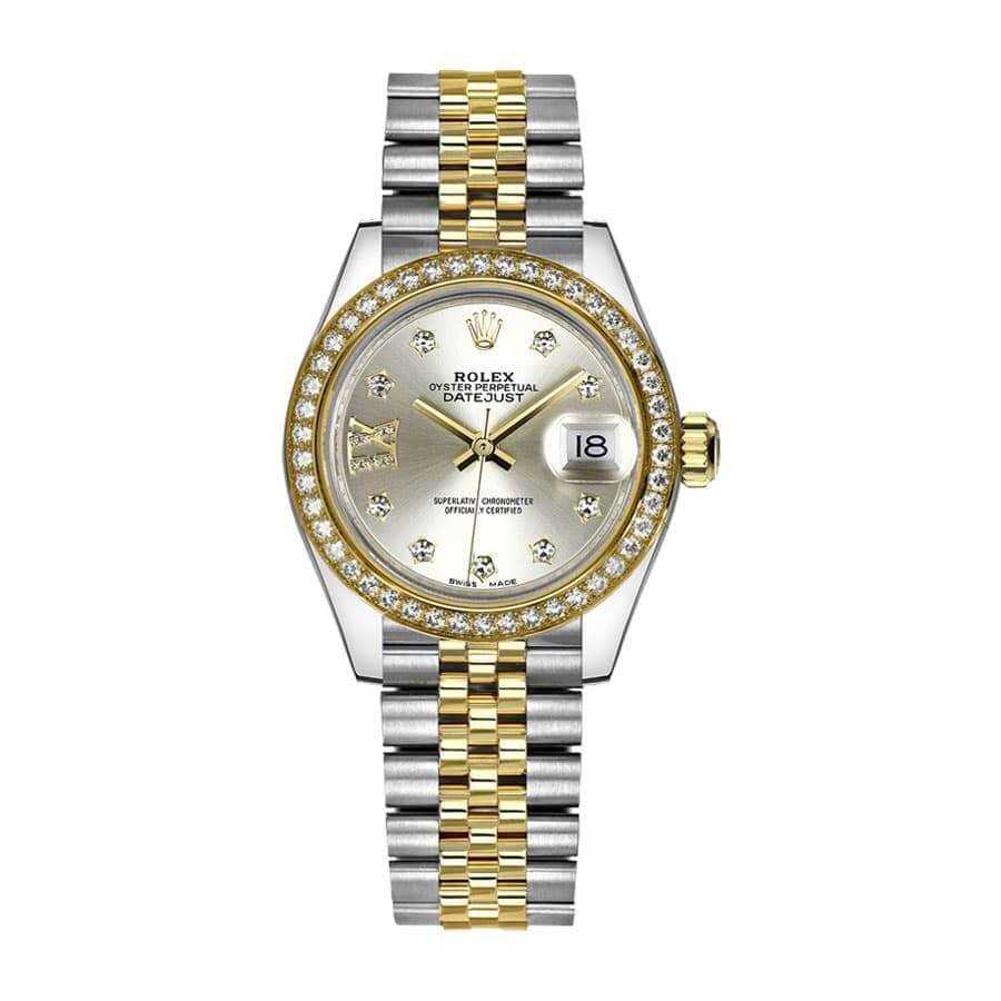 rolex-datejust-28mm-279383rbr-yellow-gold-automatic-champagne-diamond-dial-1.jpg Rolex Datejust 279383RBR-0003 Champagne & Diamond Dial Replica - Image 1