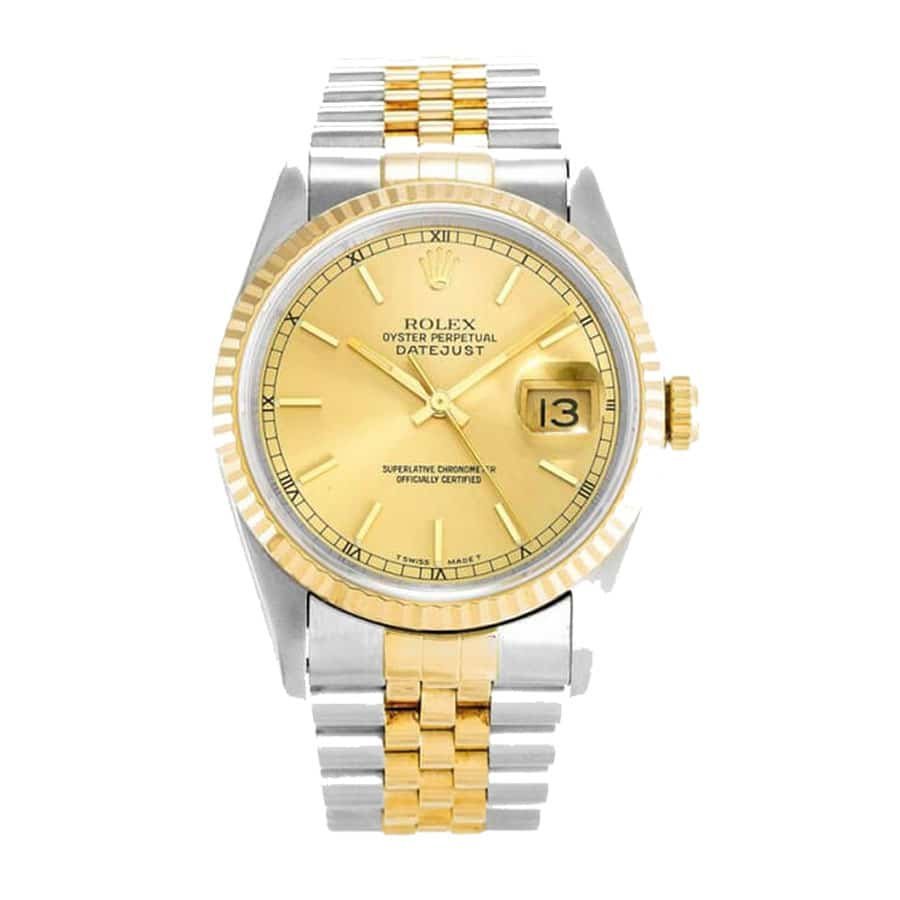 rolex-datejust-two-tone.jpg Rolex Datejust 116233 Champagne Dial Replica - Image 1