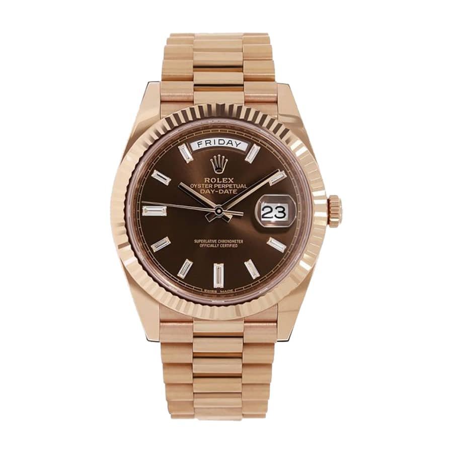 rolex-day-date-40-228235-40mm-kw-rose-gold-chocolate-dial.jpg Rolex Day-Date 228235 Chocolate Replica - Image 1
