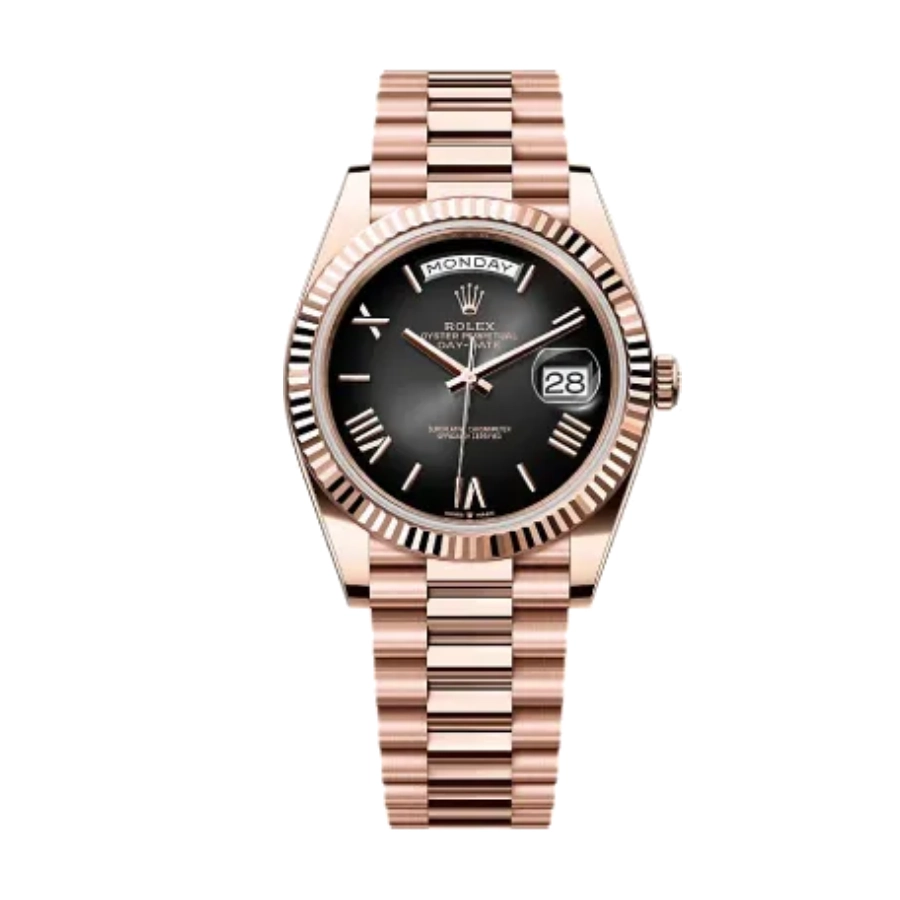 rolex-day-date-40-black-smoke-dial.webp Rolex Day-Date 40 Black Smoke Dial Replica - Image 1