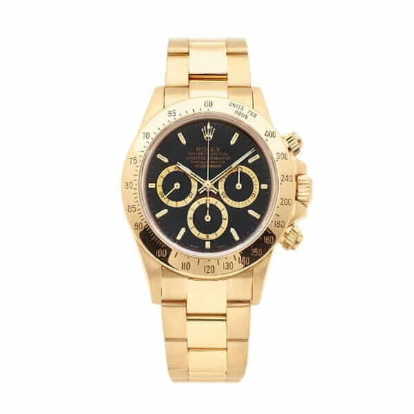 rolex-day-date-gold-dial-600x600-1.jpg Rolex Daytona Cosmograph Yellow Gold Black Dial 16528 Oyster Replica - Image 1