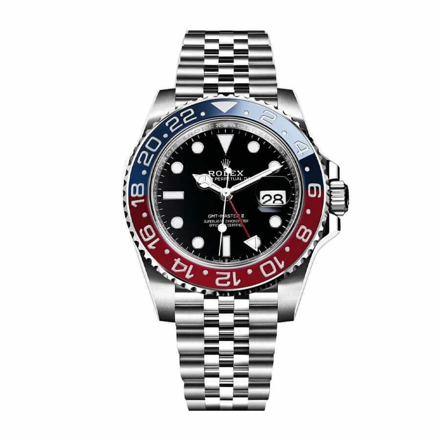 rolex-gmt-master-ii-pepsi-steel-jubilee-126710blro-replica.jpg Rolex Pepsi Replica - Image 1