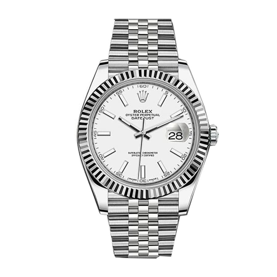 rolex-jubilee-perpetual-datejust-white-dial-126334wsj-replica.jpg Rolex Datejust 126334WSJ White Dial Jubilee Replica - Image 1